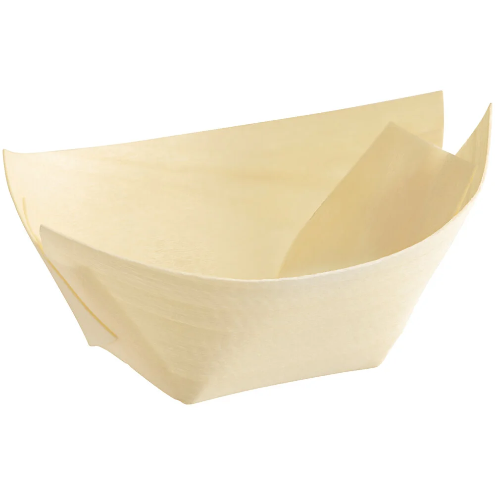 Ecoplus solution 2 1/2″ Disposable Wooden Food Boat – 100/Pack