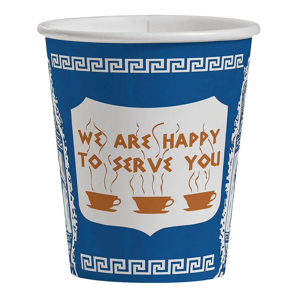 Solo Anthora 8 oz. Single-Sided Poly Paper Hot Cup – 1,000/Case